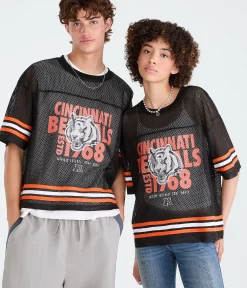 Cincinnati Bengals Boxy Mesh Top