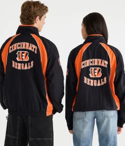 Cincinnati Bengals Quarter-Zip Track Jacket