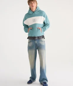 Cloud Soft Aeropostale Colorblock Boxy Pullover Hoodie