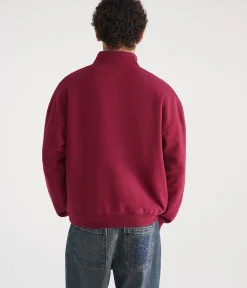 Cloud Soft Boxy Quarter-Zip Sweatshirt