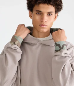 Cloud Soft Camo-Trim Pullover Hoodie