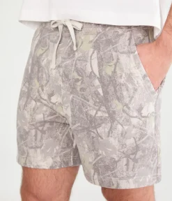 Cloud Soft Forest Camo Fleece Shorts