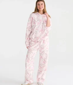 Cloud Soft Forest Camo Oversized Pullover Hoodie