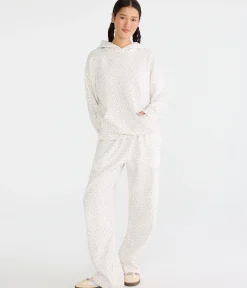 Cloud Soft Leopard Print Oversized Pullover Hoodie