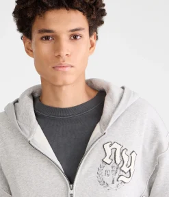 Cloud Soft New York Boxy Full-Zip Hoodie
