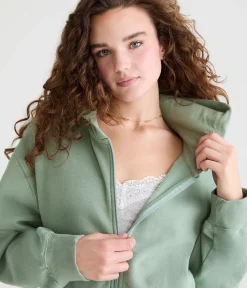 Cloud Soft Oversized Full-Zip Hoodie
