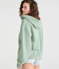 Cloud Soft Oversized Full-Zip Hoodie