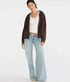 Cloud Soft Oversized Full-Zip Hoodie