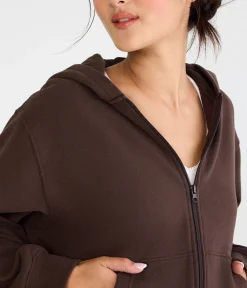 Cloud Soft Oversized Full-Zip Hoodie