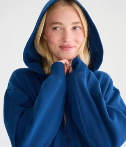 Cloud Soft Oversized Full-Zip Hoodie
