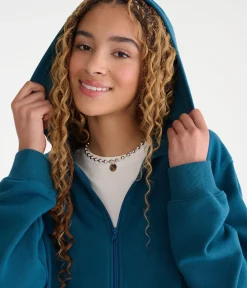 Cloud Soft Oversized Full-Zip Hoodie