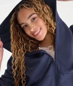 Cloud Soft Oversized Full-Zip Hoodie