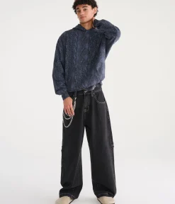 Cloud Soft Snake Print Boxy Pullover Hoodie