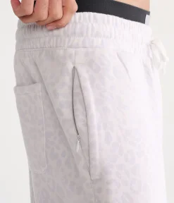 Cloud Soft Snow Leopard Print Super Baggy Sweatpants