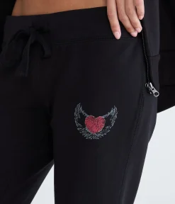 Cloud Soft Winged Heart Fit & Flare Sweatpants