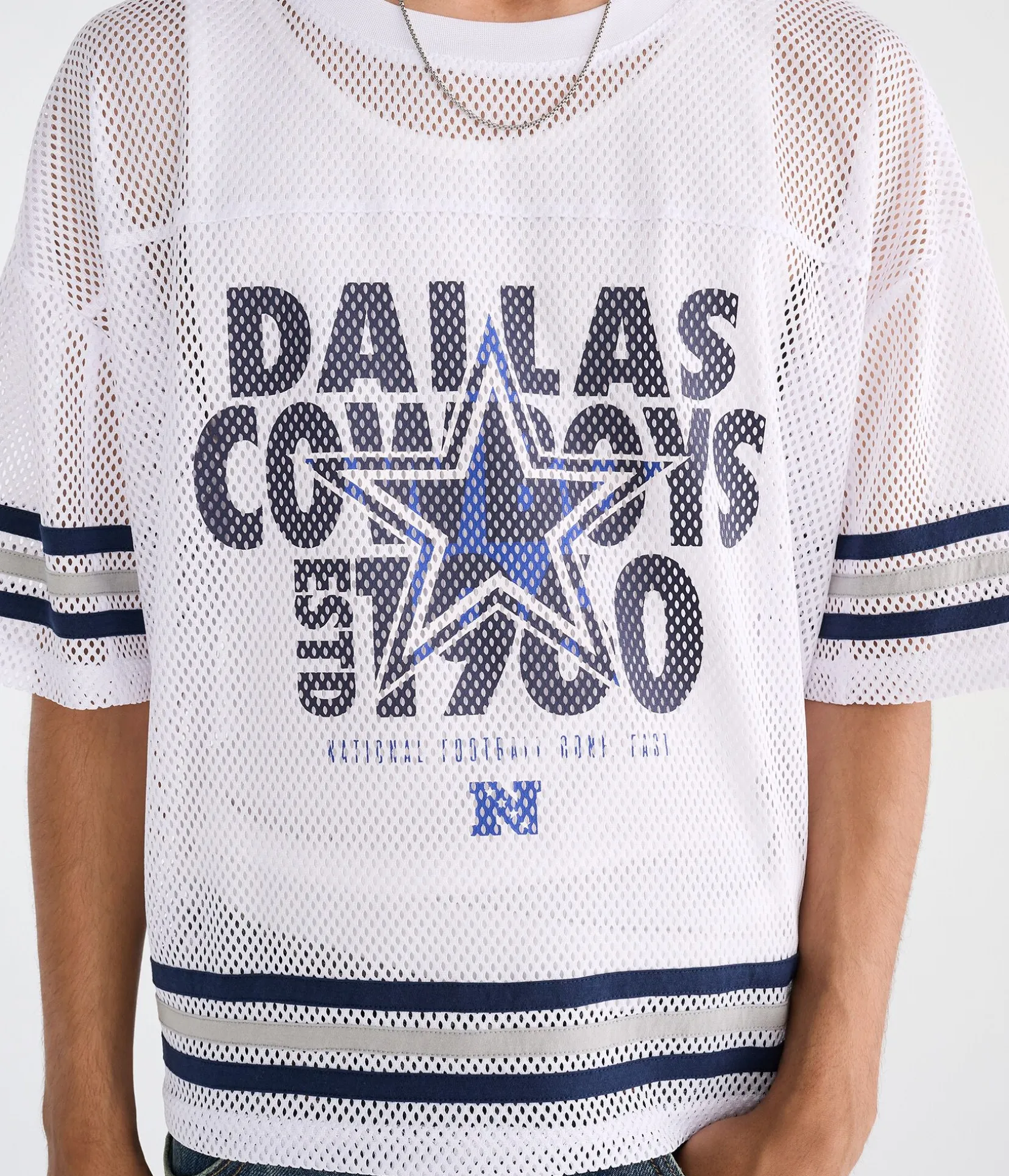 Dallas Cowboys Boxy Mesh Top