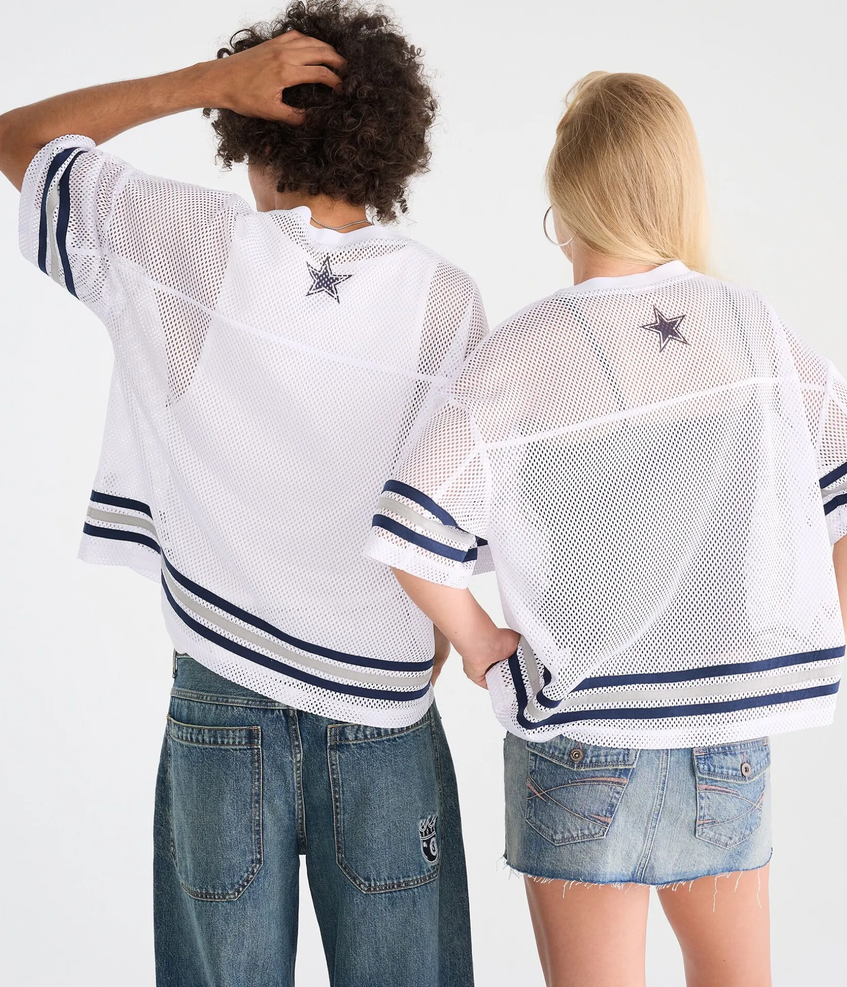 Dallas Cowboys Boxy Mesh Top