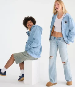 Dallas Cowboys Full-Zip Hooded Denim Jacket