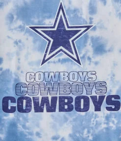 Dallas Cowboys Tie-Dye Relaxed Graphic Tee