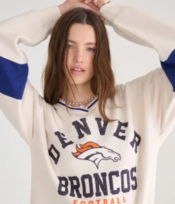 Denver Broncos V-Neck Sweatshirt