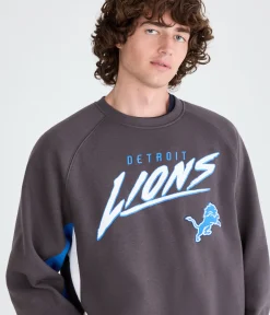 Detroit Lions Colorblock Crew Sweatshirt