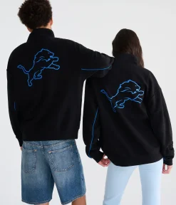 Detroit Lions Quarter-Zip Sweatshirt