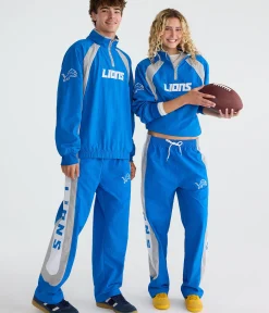 Detroit Lions Quarter-Zip Track Jacket