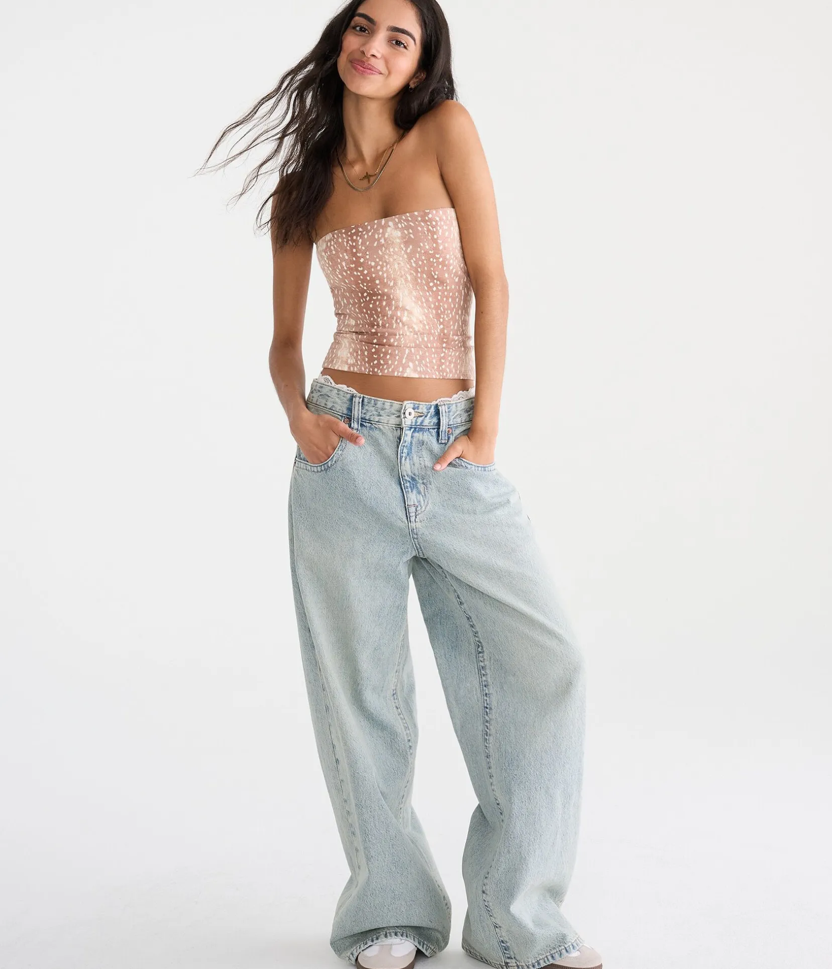 Déjà For Aero Deer Print Tube Top