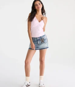 Déjà For Aero Lace V-Neck Halter Top