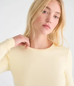 Déjà For Aero Long Sleeve Buttery Soft Crew Tee