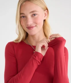 Déjà For Aero Long Sleeve Buttery Soft Crew Tee