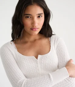 Déjà For Aero Long Sleeve Cable Henley