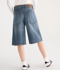 Déjà For Aero Low-Rise Denim Skater Shorts