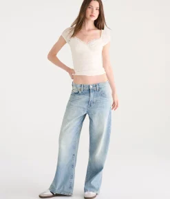 Déjà For Aero Low-Rise Super Baggy 8-Ball Cherries Jean