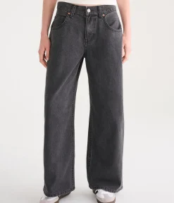 Déjà For Aero Low-Rise Super Baggy Rhinestone Rose Jean