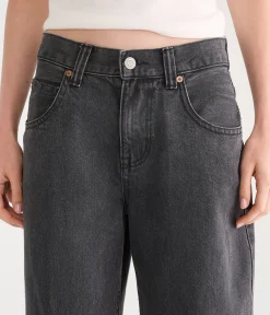 Déjà For Aero Low-Rise Super Baggy Rhinestone Rose Jean