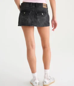 Déjà For Aero Star Pocket Low-Rise Micro Denim Skirt