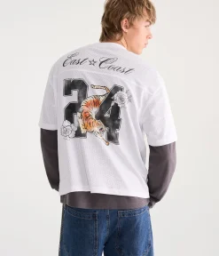 East Coast 24 V-Neck Boxy Mesh Jersey
