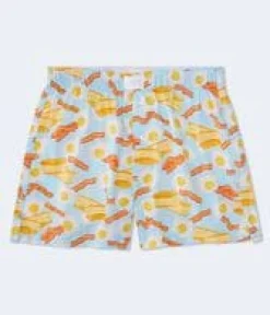 Eggs & Bacon 4" Woven Boxers