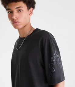 Fire Tiger Washed Graphic Tee