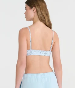 Floral Lace Triangle Bralette