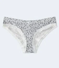 Floral Lace-Trim Cheeky