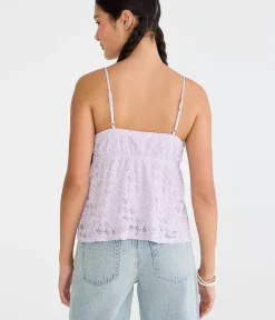Floral Lace V-Neck Cami