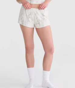 Forest Camo Waffle Sleep Shorts