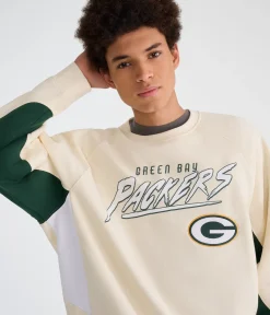 Green Bay Packers Colorblock Crew Sweatshirt