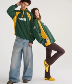 Green Bay Packers Quarter-Zip Track Jacket