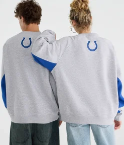 Indianapolis Colts Colorblock Crew Sweatshirt