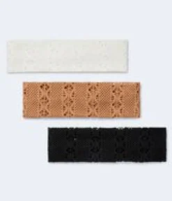 Lace Wrap Headband 3-Pack