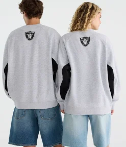 Las Vegas Raiders Colorblock Crew Sweatshirt