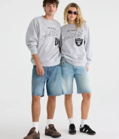 Las Vegas Raiders Colorblock Crew Sweatshirt